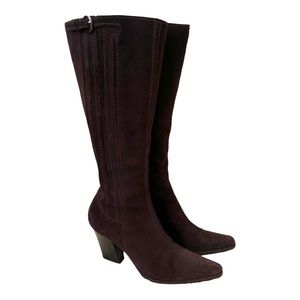 VTG Miu Miu for Prada Chocolate Suede Mid-calf Boots🤎✨